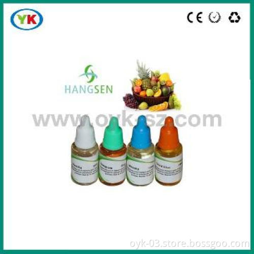Electronic cigarette e-liquid with different flavor